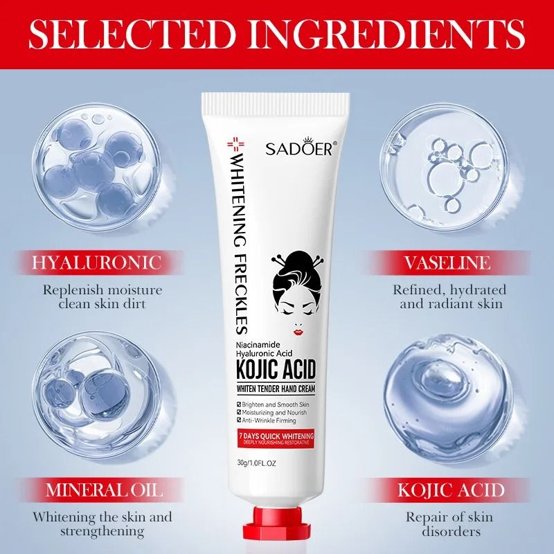 Kojic Acid Hand Cream For Moisturizing And Nourishing Care 2