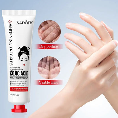 Kojic Acid Hand Cream For Moisturizing And Nourishing Care 7