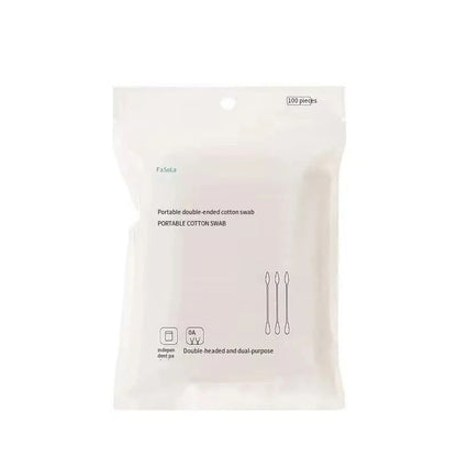 100 Piece Disposable Cotton Swab Set For Cleaning And Cosmetic Use 6