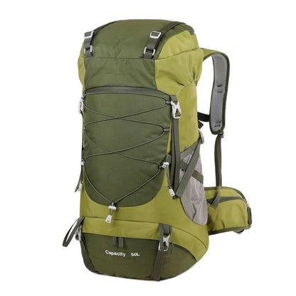 WESTTUNE 50L Hiking Backpack With Rain Cover Multifunctional Outdoor Rucksack 15