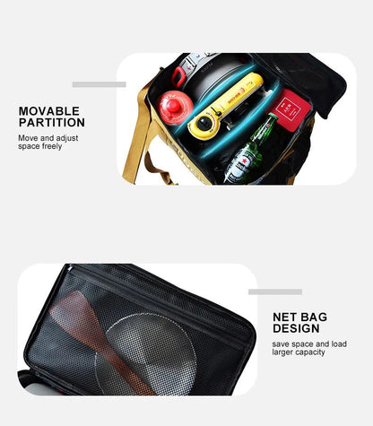 Large Capacity Portable Travel Tableware Bag For Camping And Picnics 7