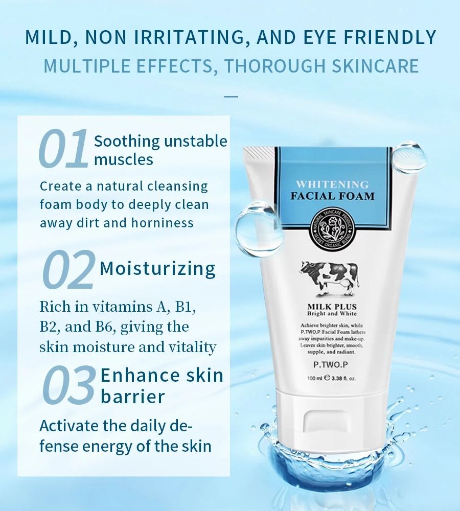 Moisturizing Deep Cleansing Facial Foam For Daily Skincare 2