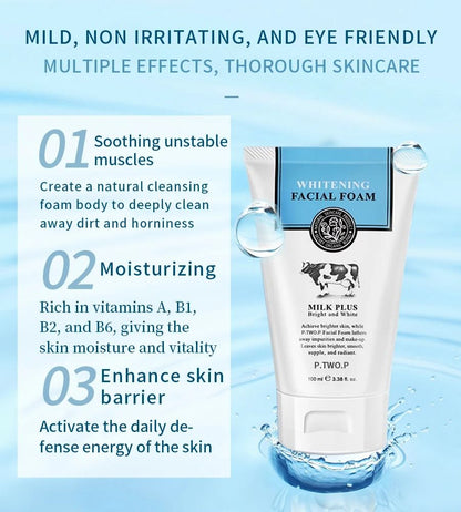 Moisturizing Deep Cleansing Facial Foam For Daily Skincare 2