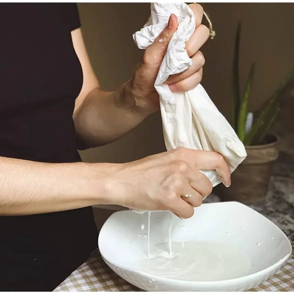 Premium Reusable Muslin Filter  Strainer Bags For Tea Nut Milk And Cold Brew 2