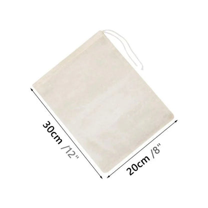 Premium Reusable Muslin Filter  Strainer Bags For Tea Nut Milk And Cold Brew 1