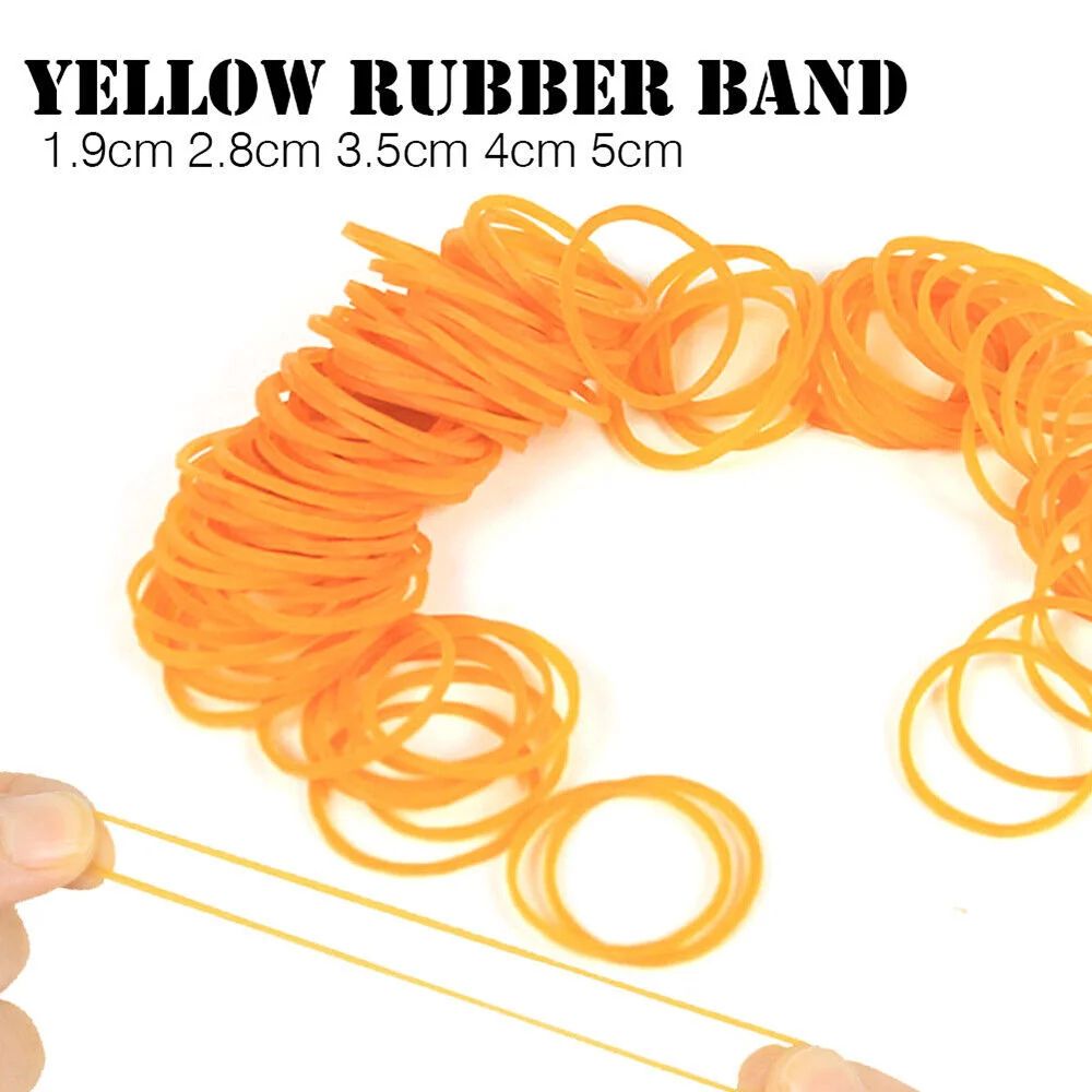 Premium Elastic Rubber Bands Set  Durable MultiSize Office  School Fasteners 3
