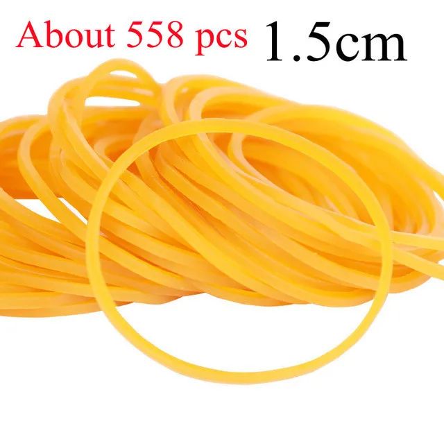 Premium Elastic Rubber Bands Set  Durable MultiSize Office  School Fasteners 6