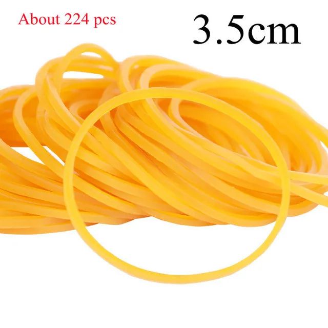 Premium Elastic Rubber Bands Set  Durable MultiSize Office  School Fasteners 9