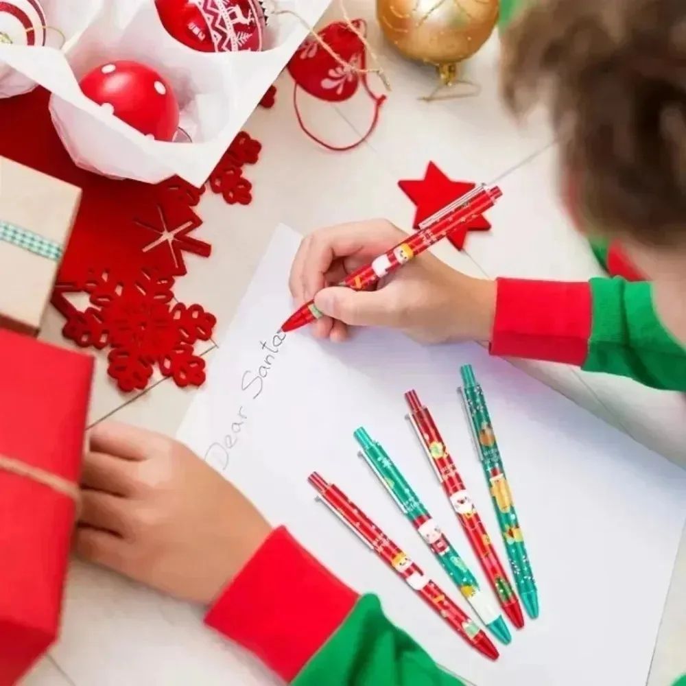 20pc Festive InkFlow Cartoon Gel Pen Set  05mm QuickDry Black Ink Pens For School Office  Christmas 1
