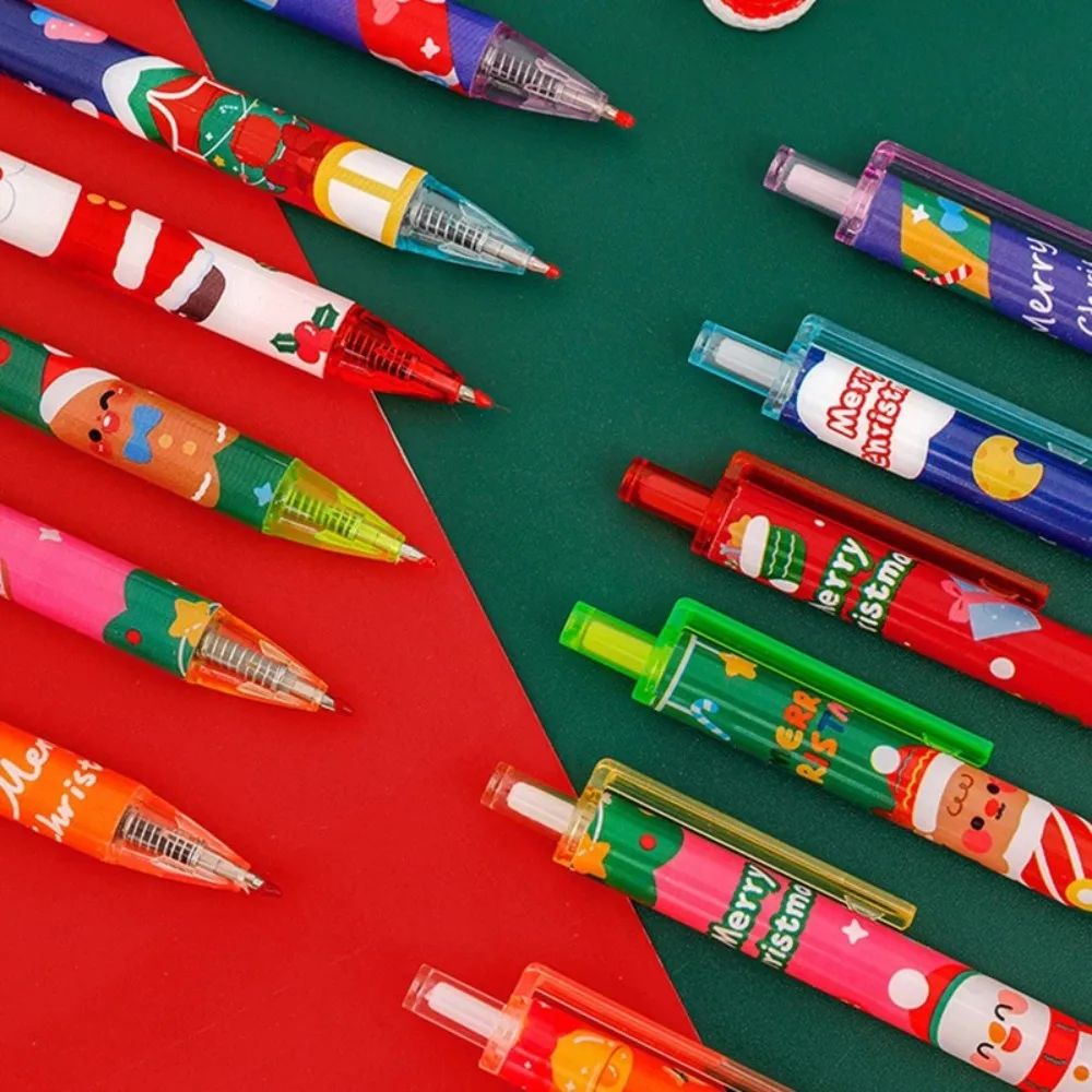 20pc Festive InkFlow Cartoon Gel Pen Set  05mm QuickDry Black Ink Pens For School Office  Christmas 3