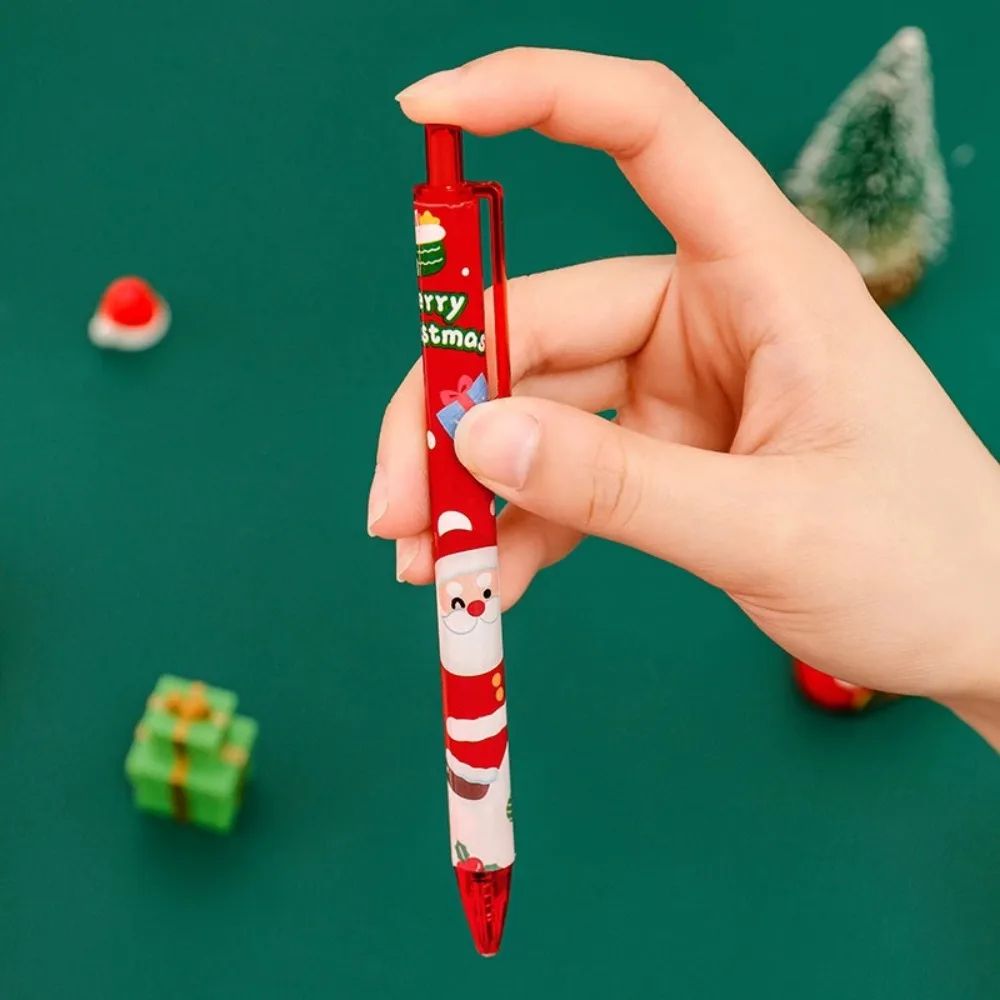 20pc Festive InkFlow Cartoon Gel Pen Set  05mm QuickDry Black Ink Pens For School Office  Christmas 4