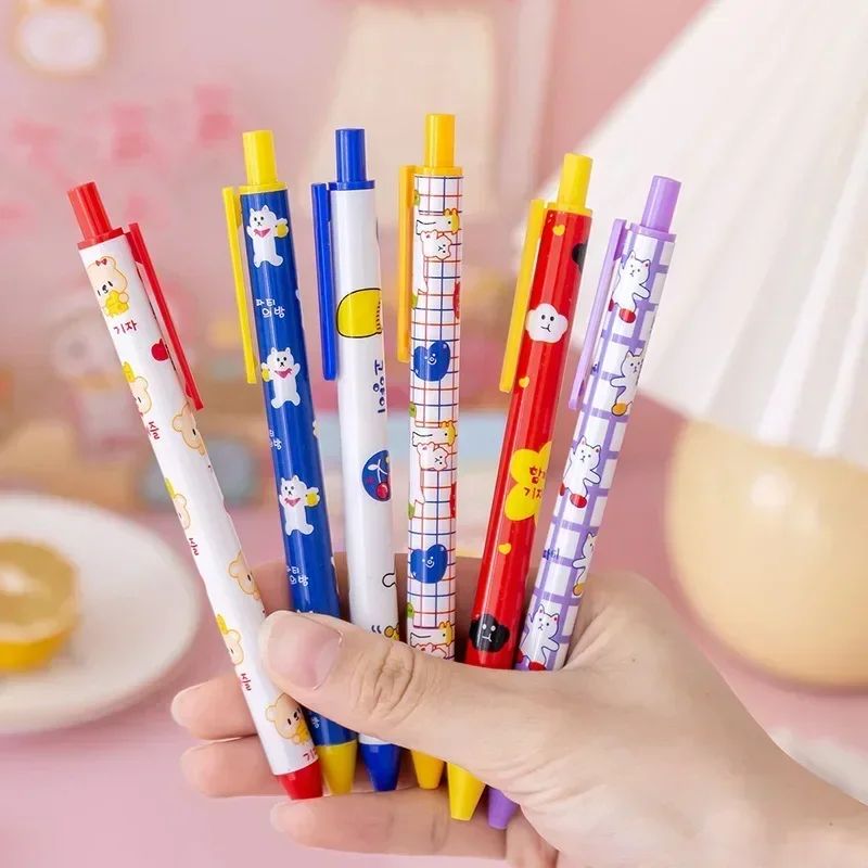 20pc Festive InkFlow Cartoon Gel Pen Set  05mm QuickDry Black Ink Pens For School Office  Christmas 8