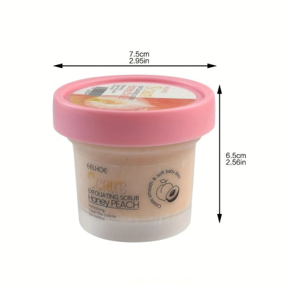 Honey Peach Exfoliating Scrub Cream For Soft And Smooth Skin 3