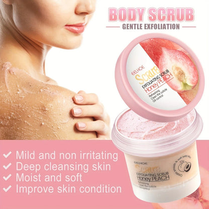 Honey Peach Exfoliating Scrub Cream For Soft And Smooth Skin 5