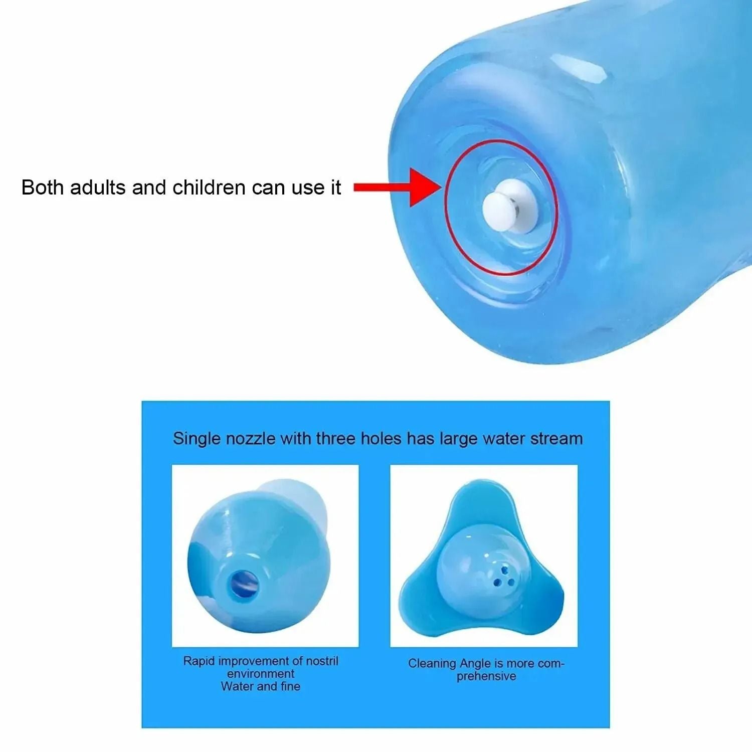 300 Ml Nasal Wash Bottle For Gentle Nasal Cleansing 4