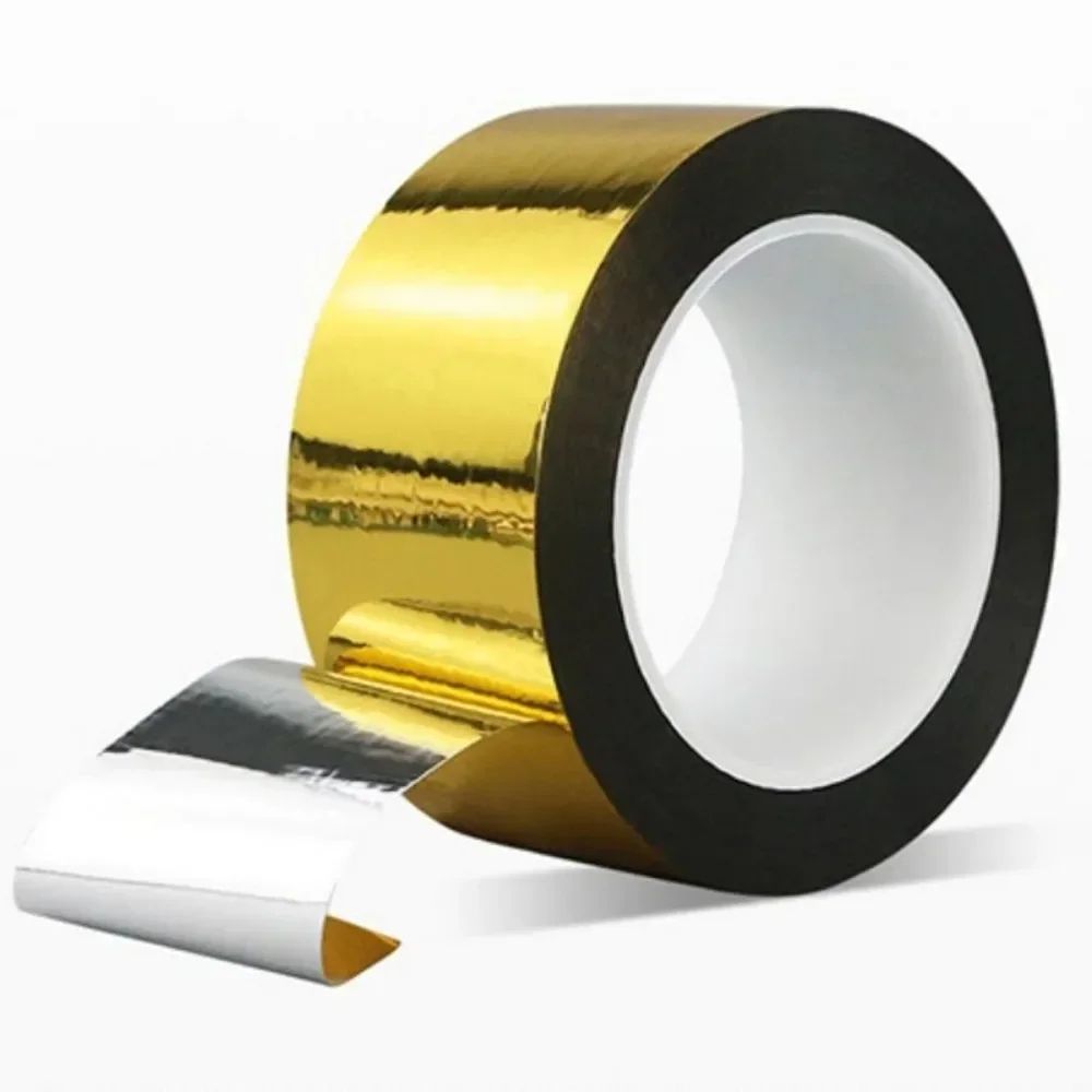 GlitterFoil 50M Gold  Silver Washi Tape  Slim Decorative DIY Packaging Tape 5