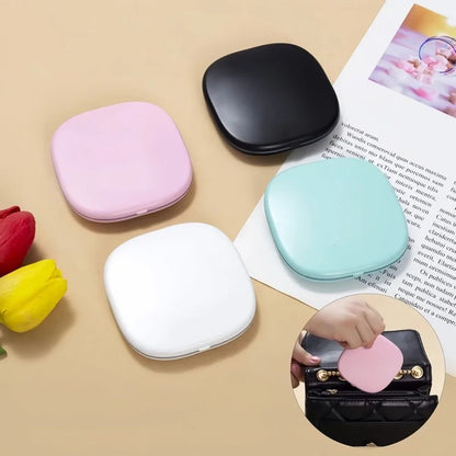 Portable LED Makeup Mirror  DoubleSided Adjustable Color 3x Magnification USB Charging 3