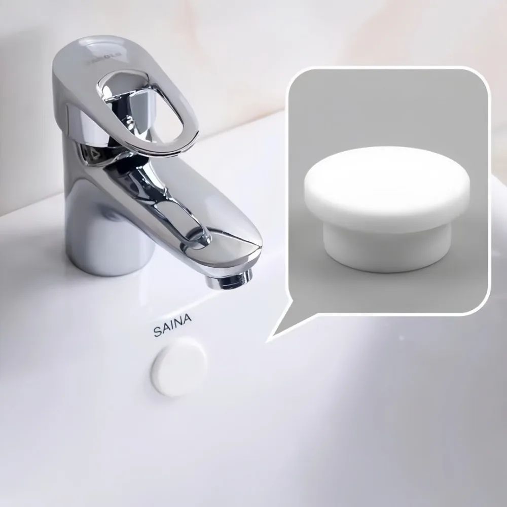 Universal Silicone Overflow Hole Plug  LeakProof Sink  Tub Sealing Plug Set 2Pack 5