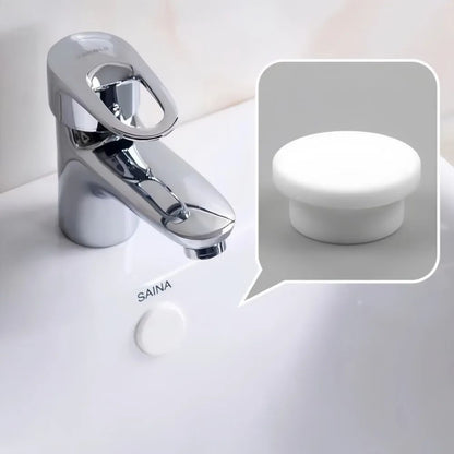 Universal Silicone Overflow Hole Plug  LeakProof Sink  Tub Sealing Plug Set 2Pack 5