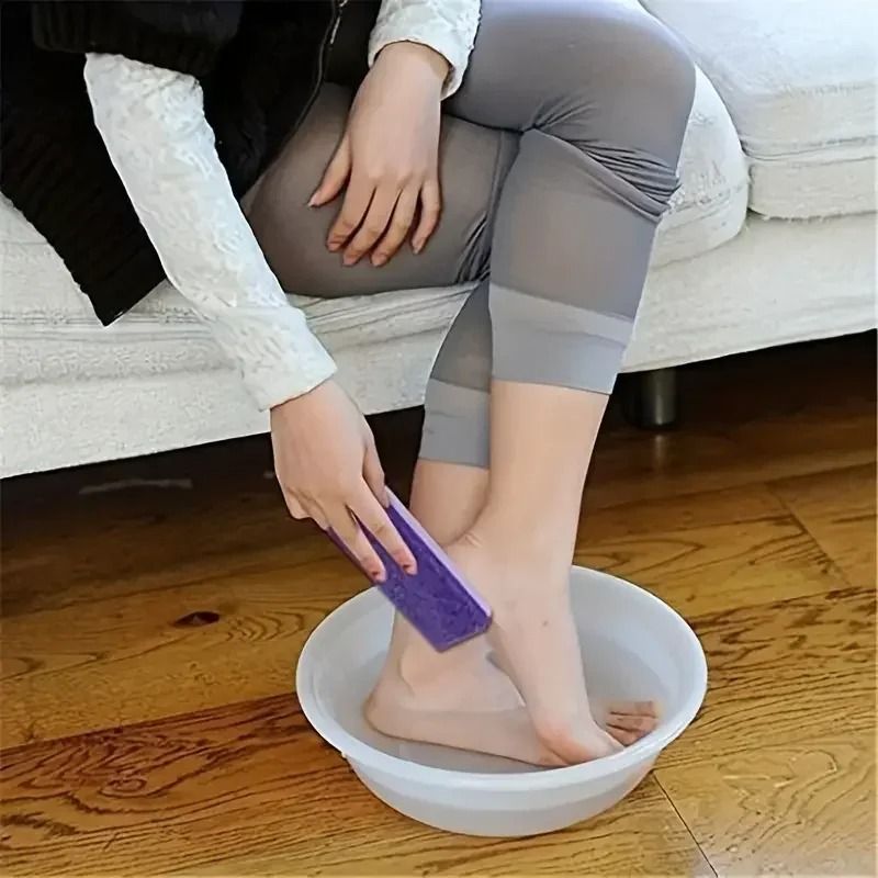 2 Piece Pumice Stone Foot File Set For Callus And Dead Skin Removal 1