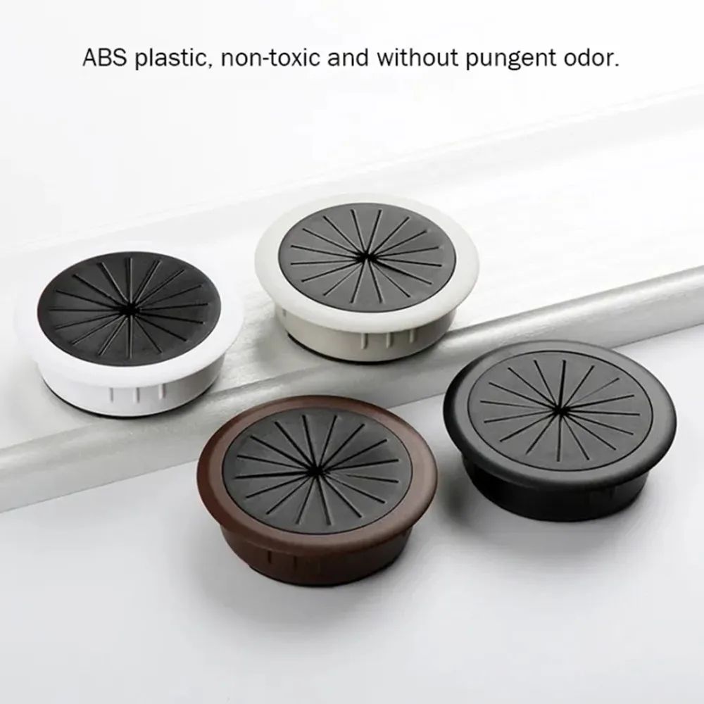 TidyDesk Rubber Wire Grommet  Flexible Desk Cord Hole Cover For Cable Management 4