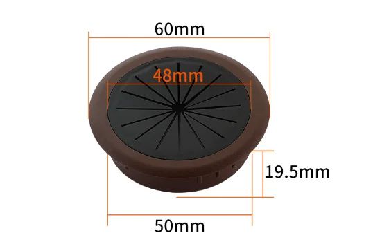 TidyDesk Rubber Wire Grommet  Flexible Desk Cord Hole Cover For Cable Management 8