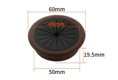 TidyDesk Rubber Wire Grommet  Flexible Desk Cord Hole Cover For Cable Management 8