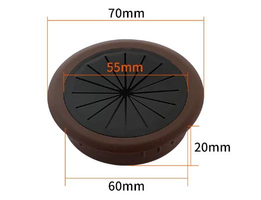 TidyDesk Rubber Wire Grommet  Flexible Desk Cord Hole Cover For Cable Management 11