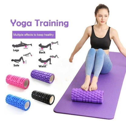 Compact Pilates Yoga Foam Roller  Deep Muscle Massage  Recovery Column 2