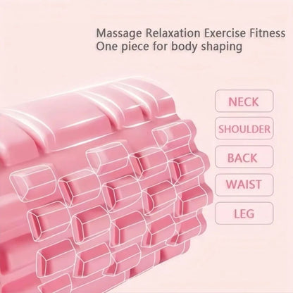 Compact Pilates Yoga Foam Roller  Deep Muscle Massage  Recovery Column 4