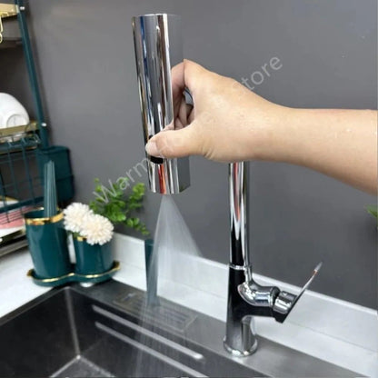 SmartFlow 360 Universal Kitchen Faucet Nozzle  Waterfall  SplashProof Rotating Tap Adapter 5