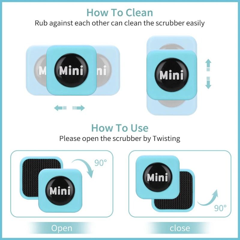Mini Magnetic Aquarium Glass Cleaner For Scratch Resistant Cleaning On Small Tanks 2