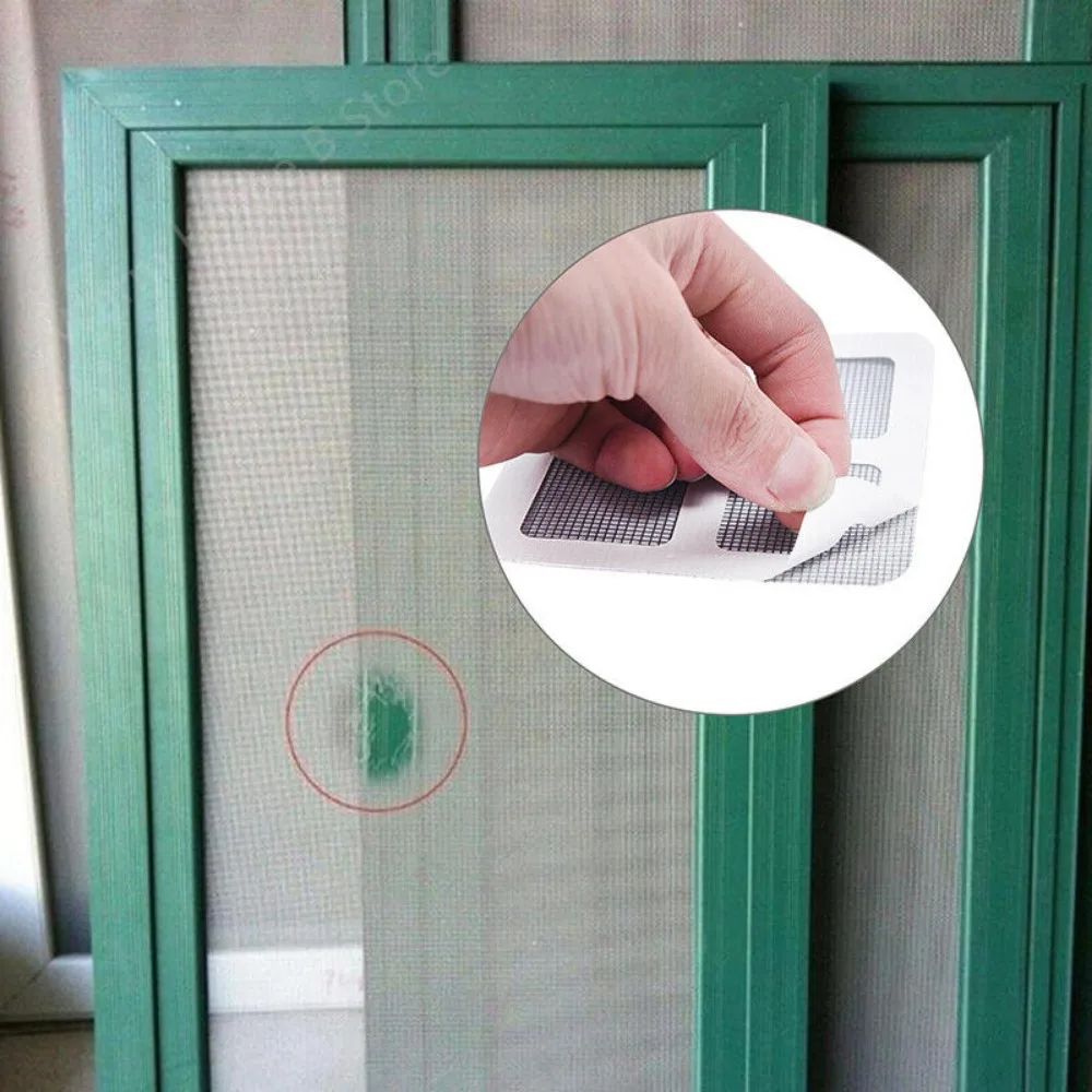 Window Screen Repair Tape Kit  Instant Mesh Patch For Torn Screens  Bug Protection 4
