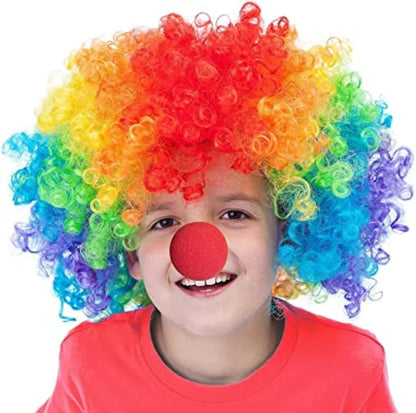 Vibrant Curly Clown Wig For Parties  Cosplay 1