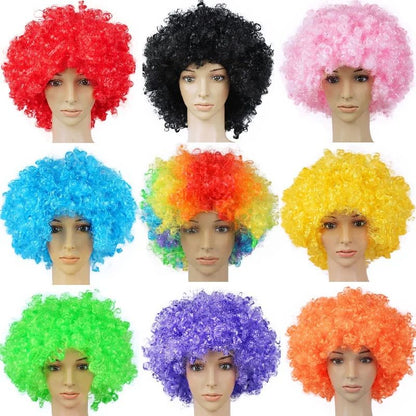 Vibrant Curly Clown Wig For Parties  Cosplay 4