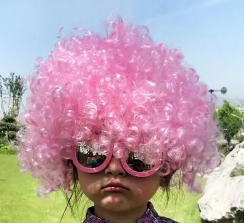Vibrant Curly Clown Wig For Parties  Cosplay 18