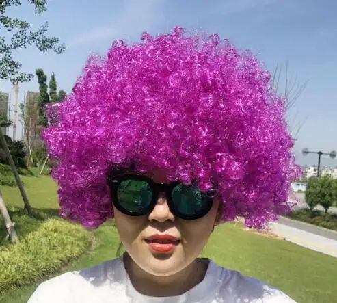 Vibrant Curly Clown Wig For Parties  Cosplay 8