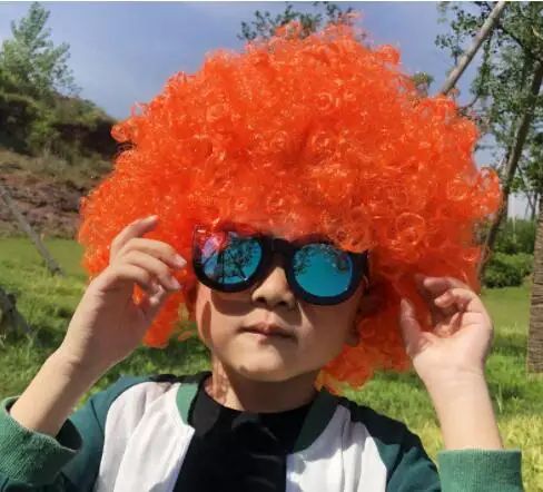 Vibrant Curly Clown Wig For Parties  Cosplay 7