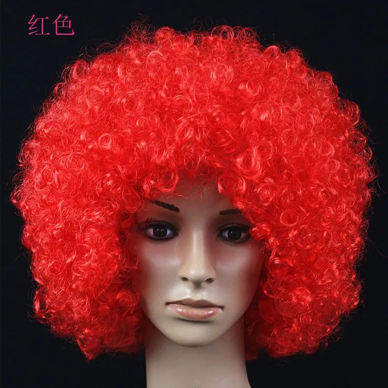 Vibrant Curly Clown Wig For Parties  Cosplay 17