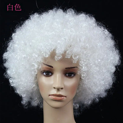 Vibrant Curly Clown Wig For Parties  Cosplay 16