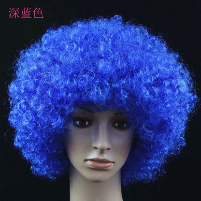 Vibrant Curly Clown Wig For Parties  Cosplay 15