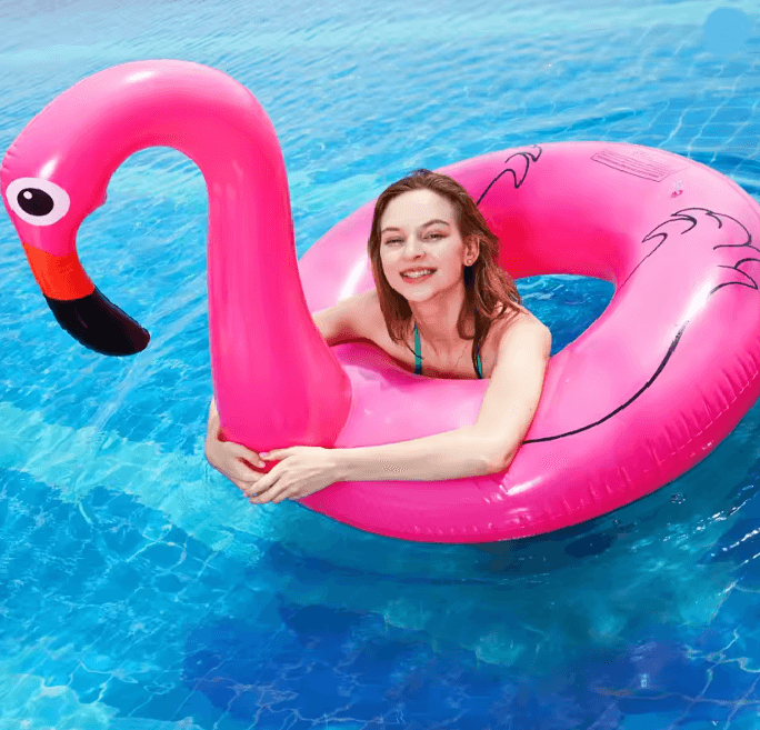 Flamingo Float Deluxe Pool Ring 3