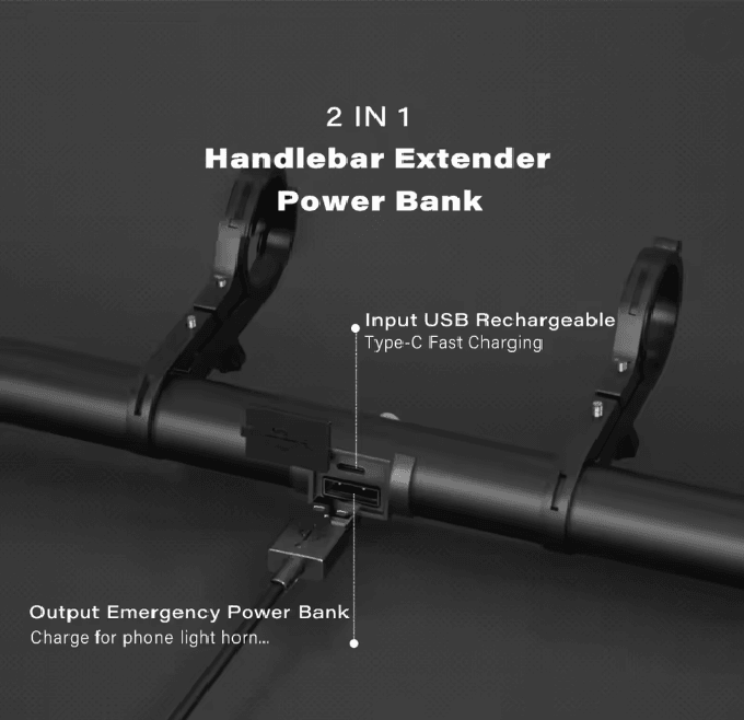 TrailMount Bicycle Handlebar Extender 1