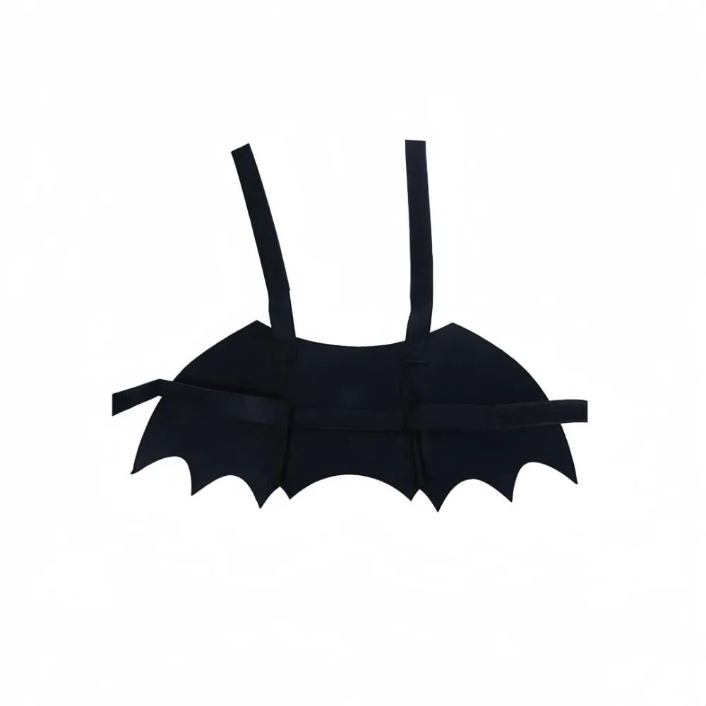 Bat Wing Costume Harness For Small Cats  Dogs  Soft Felt Spooky Wings 3