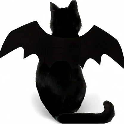 Bat Wing Costume Harness For Small Cats  Dogs  Soft Felt Spooky Wings 4
