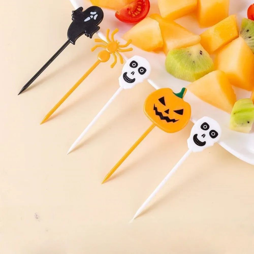 Halloween Party Toothpick Skewers  Reusable Cupcake  Snack Decor Picks 2