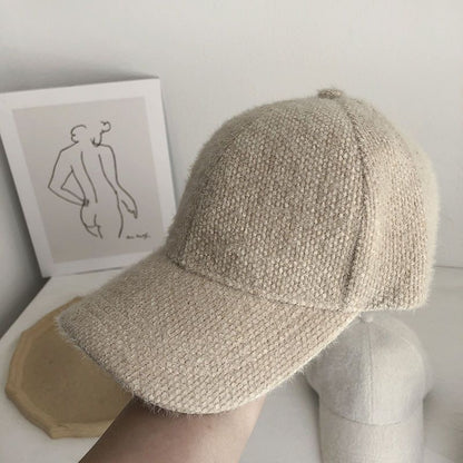 Adjustable Windproof Baseball Cap For Men And Women Warm Rabbit Fur Snapback Cap Autumn Winter Outd 8
