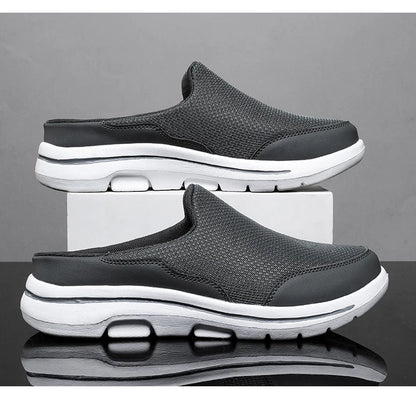 Breathable Men Slippers Summer Indoor Shoes Thick Bottom Slides Fashion Couple Walking 5
