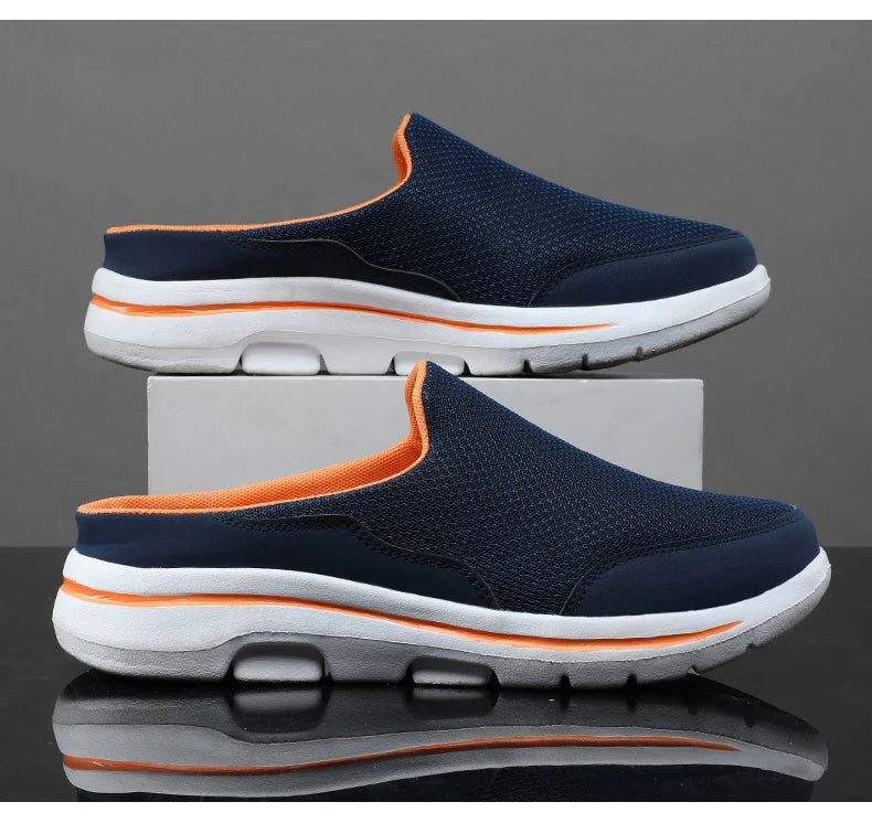 Breathable Men Slippers Summer Indoor Shoes Thick Bottom Slides Fashion Couple Walking 6