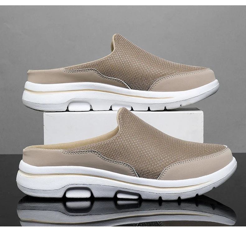 Breathable Men Slippers Summer Indoor Shoes Thick Bottom Slides Fashion Couple Walking 7